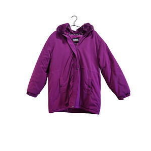 Pre-Owned Totes Purple Puffer Jacket Size XL